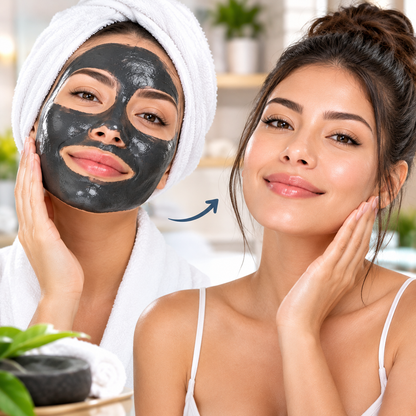 Mascarilla Negra Hidroplástica de Barro marino